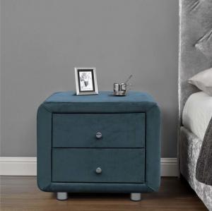Quality Custom Nordic Bedside Table Small Storage Plywood Fabric Drawer Nightstand wholesale