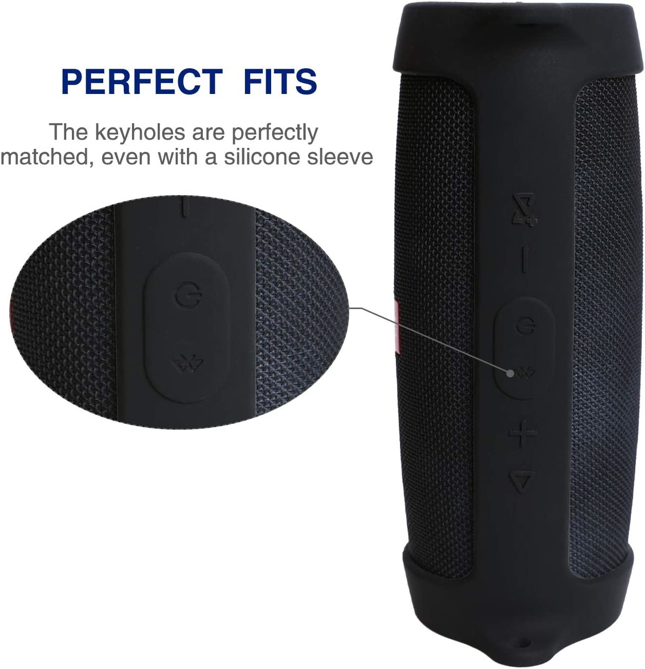 Suitable For JBL Charge 4 Bluetooth Speaker Silicone Protective Cover Portable Speaker Silicone Soft Cover