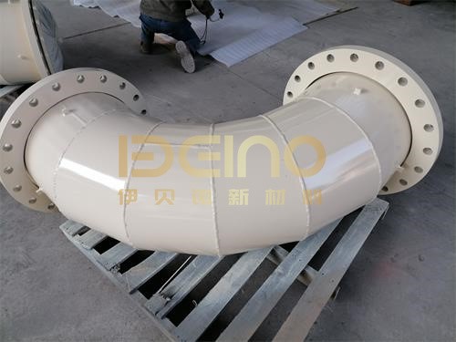 Straight Ceramic Lined Carbon Steel Pipe Heat Resistance Custom