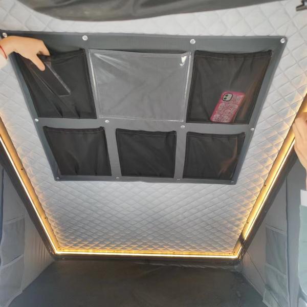 Triangle Rooftop Tent 210x132cm Aluminum Alloy Shell 320G Oxford Cloth