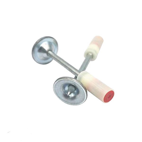 7.3mm Head Diameter Steel and Plastic Integrated Ceiling Nails for Ceiling Shooting