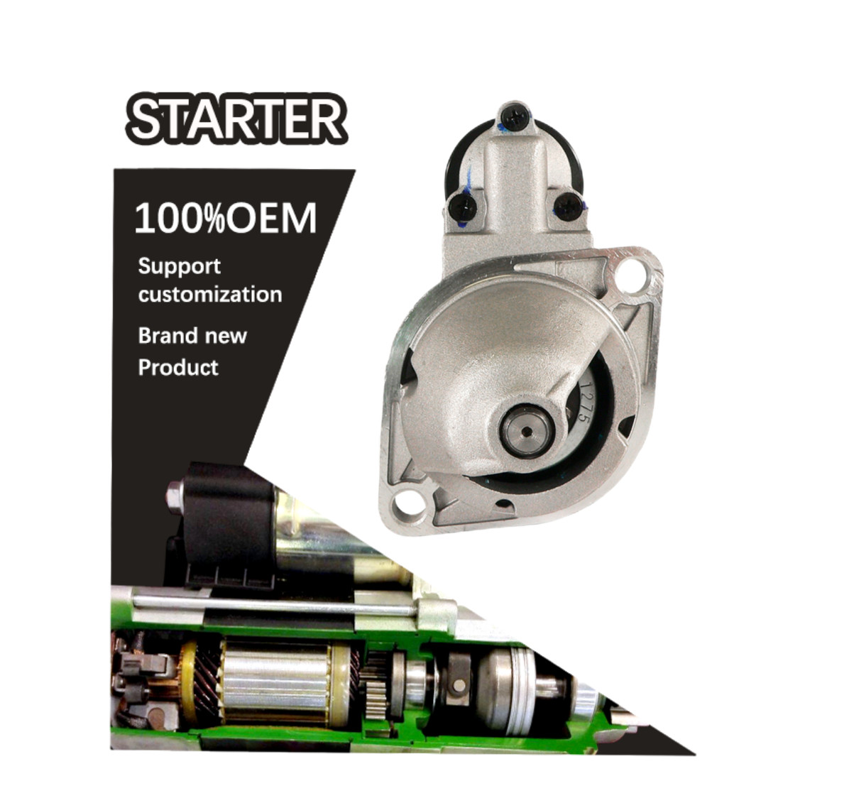 12V 9T CW STARTER 50316400, 50316401, 50496700 05723515, 05726001 0001109029, 0001110018, 0001110033, 0001115038