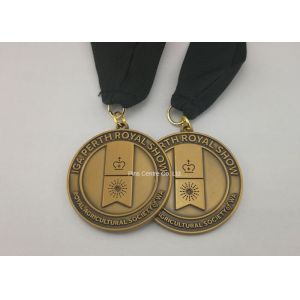Royal Agricultural Awards Custom Event Medals 3D Antique Plating