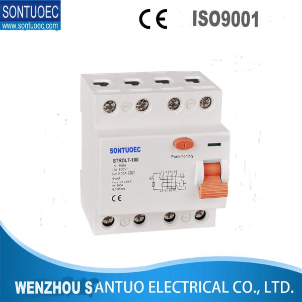 Cheap CE Credential Residual Current Operated Circuit Breaker Terminal With Clip for sale