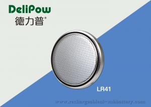 China Alkaline Button Cell Battery Lithium With 24 Months Shelf Life LR41 on sale