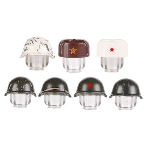 Quality WW2 military weapon protective gear soviet soldier helmet building block wholesale