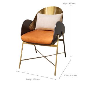 Quality Creative Custom Stainless Steel Dining Chair For Office Building wholesale