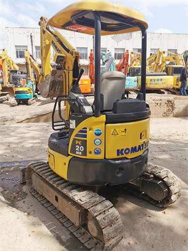 Used Japan komatsu pc20mr mini excavator with original engine