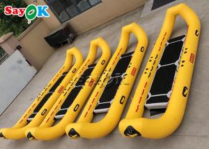 Quality Yellow PVC Inflatable Boats Rapid Deployment River Raft Kayak Canoe Raft Water Rescue wholesale