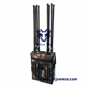 Quality 80W VIP Protection Security Backpack Jammer High Power GPS Cell Phone Signal Jammer wholesale