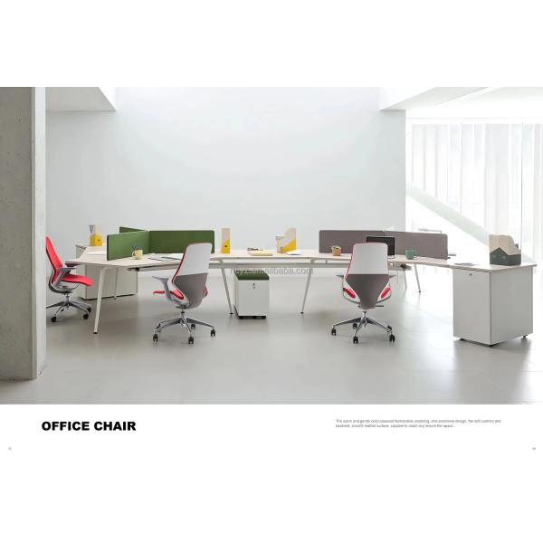 end Home PU Leather Cover Office Chair Furniture Sale Luxury Plastic Meeting Swivel Chair