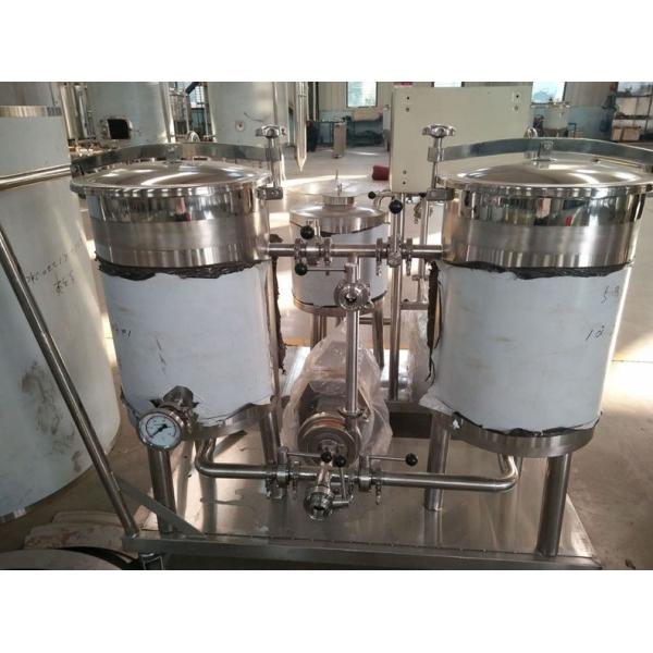 50L Half Open Clean In Place System , Clean In Place Tank Without Dead Corner
