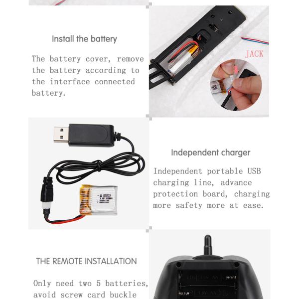 Fx-601 Airplane Rc Fighter Jet Fixed Wing with 4K UHD Video Capture Resolution and Remote Controller Spare Propeller