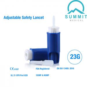 Quality Adjustable Safety Lancet 23G Similar to Roche Accu-Chek Safe-T-Pro Plus Lancet wholesale
