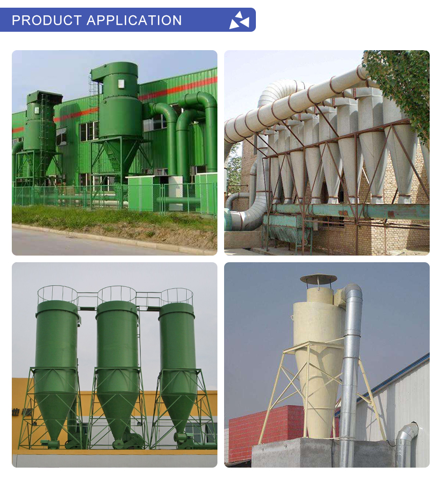 Box-type Industrial Cyclone Powder Dust Collector for Easy Dust Control and Cleaning
