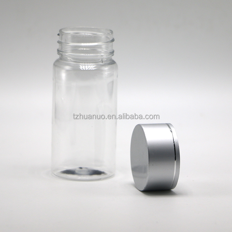 Industrial Pharmaceutical 90mL PET Straight Tube Container for Pills and Capsules
