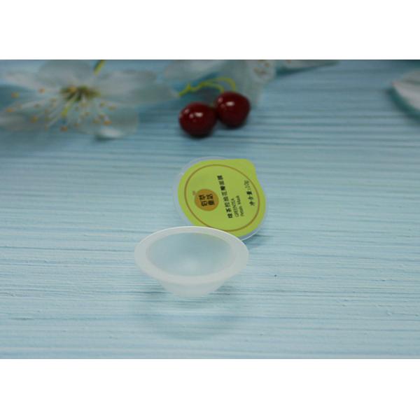 Small Round Clear Plastic Containers For Massage Packing 20mm Height