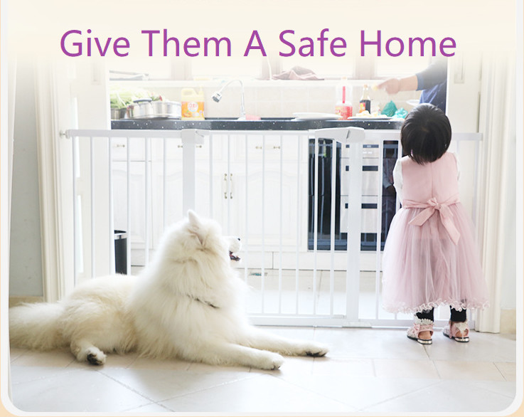 New Children's Fence Baby Room Slam Gate Child Safety Gate Fence Quick and Easy Installation