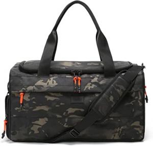 China Overnight  Water Resistant Gym Bag With Shoe Compartment 22L on sale