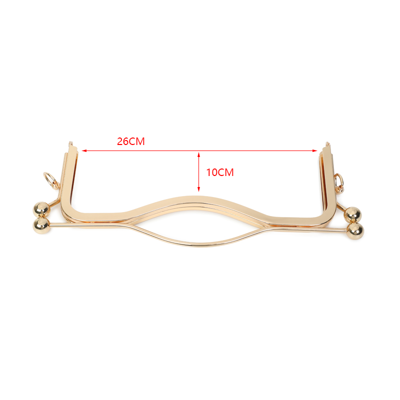 Antirust Metal Purse Purse Clasp Frame Ornament Rose Gold ODM