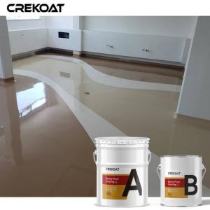 China MSDS Eco - Friendly Water Based Epoxy Floor Coating For Residential on sale