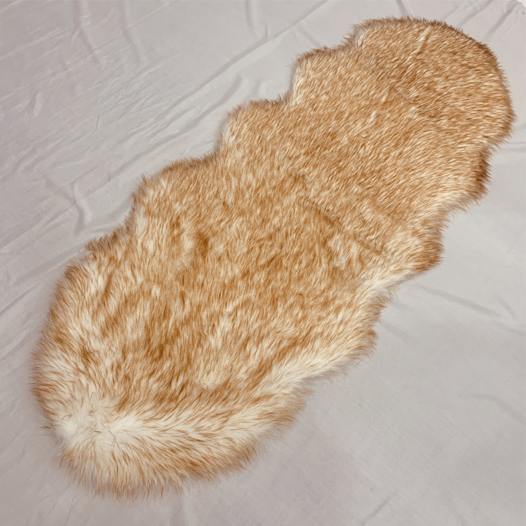 Bench Faux Fur Pad Floor Fur Rug Home Textile