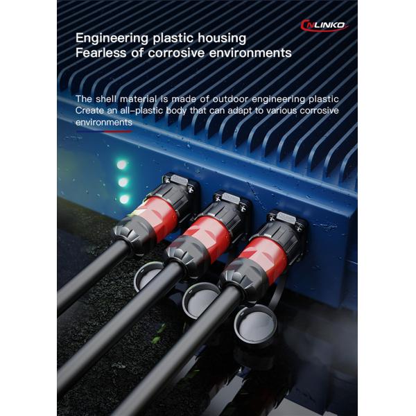 CNLINKO Connectors Cables Wire Industrial Connector Plug Waterproof 220V Circular Electrical Waterproof 3 Pin Connector