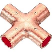 Cheap High Pressure 1/2" ANSI B16.9 Cross Pipe Fitting Straight SCH80 Buttweld Pipe Fitting for sale