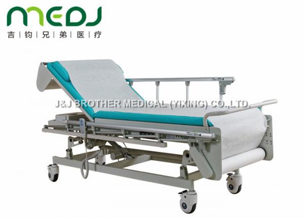 Cheap Multifunction Hospital Examination Bed 605-805mm Height With Protective Guardrail for sale