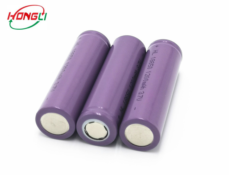 MSDS Certificate 18650 Li Ion Battery 3.7V 1200mAh High Energy Density Long Cycle Life