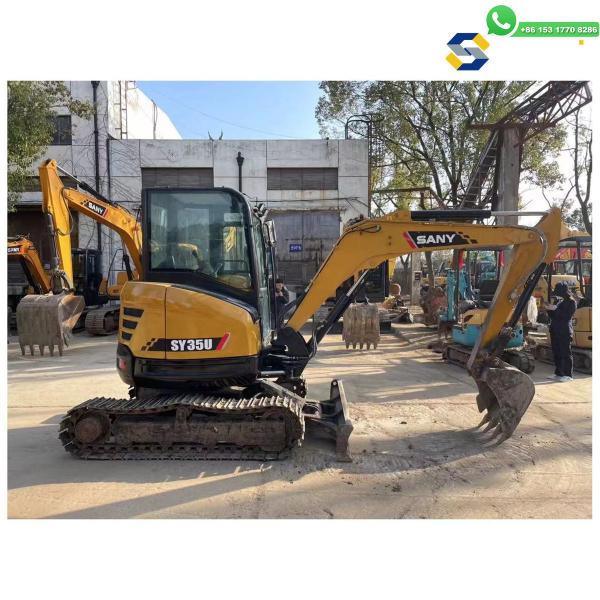 SY35U 3.5TON Weight China Supplier 100% New Machinery Production Sany 35u Mini Excavator