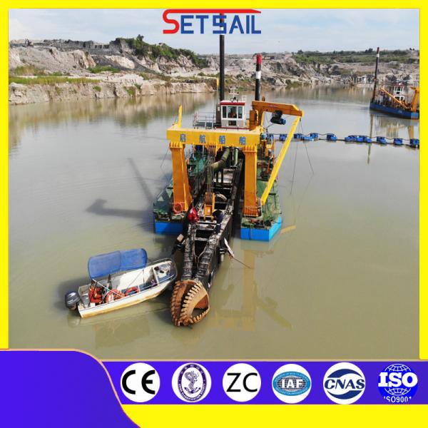 Diesel Engine Sand Cutter Suction Dredger for River Mud Dredging Depth 0.5 Meter -30 Meter