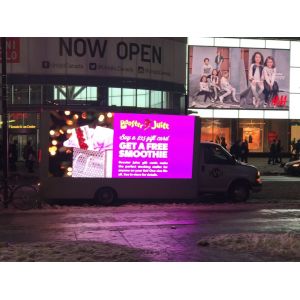 IP65 Waterproof P5mm SMD3535 Truck Mounted Led Display