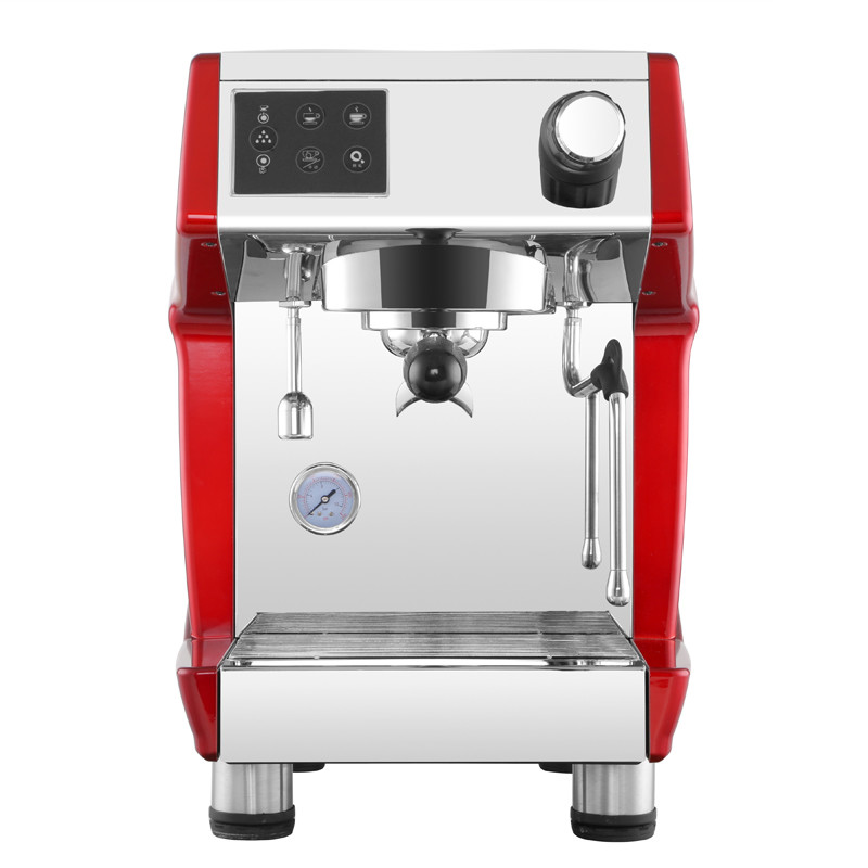 2700W Semi Automatic Italian Coffee Machine Dual Boiler System 15 Bar Barometer