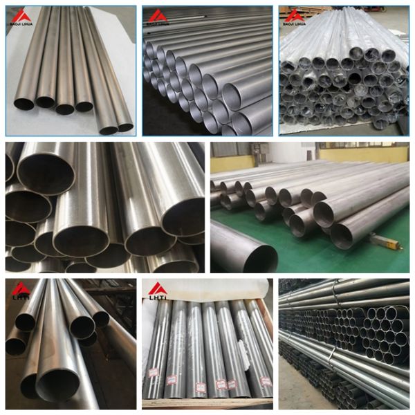 99.0%Min Titanium Seamless Tube Gr1 Gr2 High Purity Max 12 Meter Length