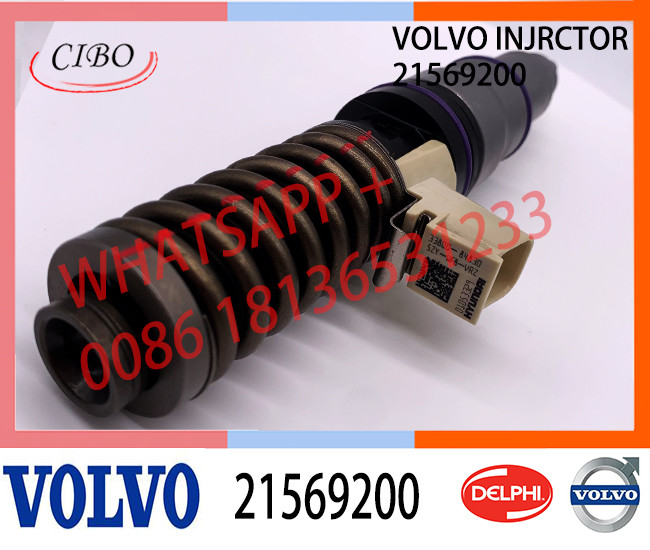 Auto parts fuel injector common rail injector 21569200 BEBE4K01001 for VOL D13