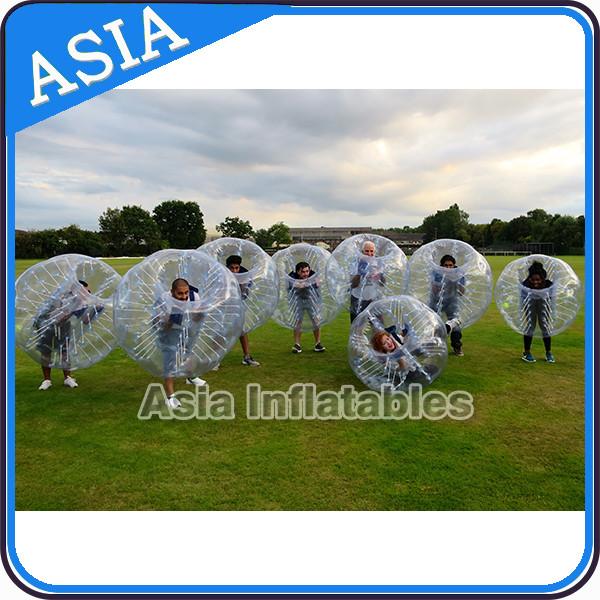 Cheap Fashionable Sports Entertainment Football Inflatable Body Zorb Ball For Hire for sale