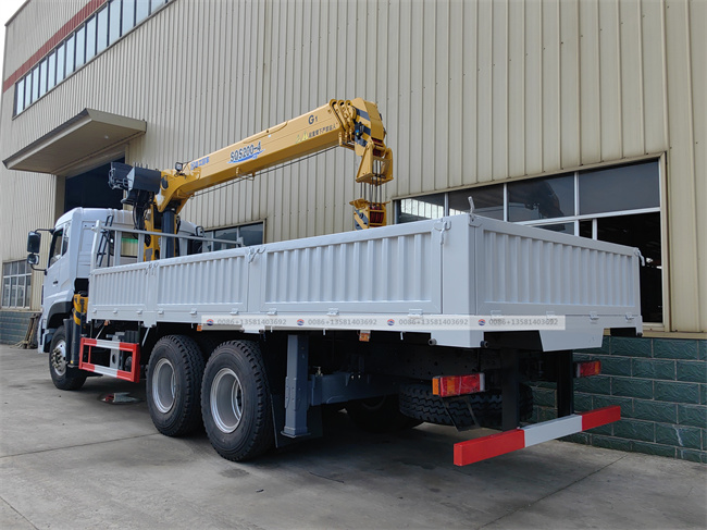 Made in Hubei Factory 6x4 Famous Crane 14 Ton Dump Truck Crane Truck Mounted
