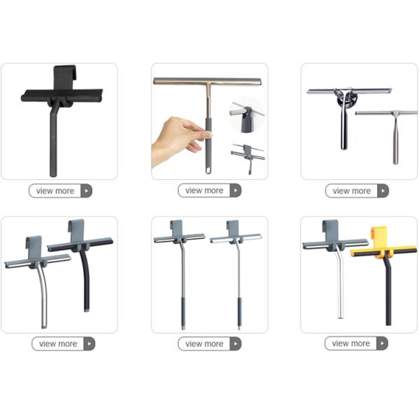 Factory price deluxe shower glass wiper squeegee stainless steel