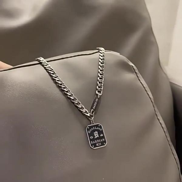 Party Mens Gold Chain Stainless Steel Custom Logo Cuban Mens Necklace