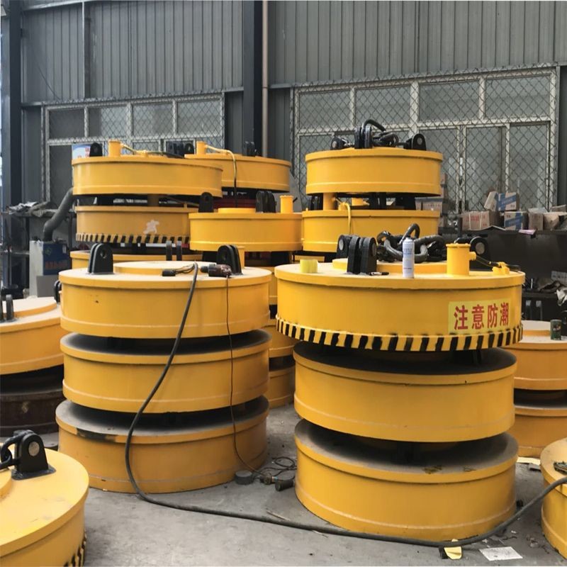 Round Electromagnetic Suckers Magnet For Crane Excavators 2.2KW