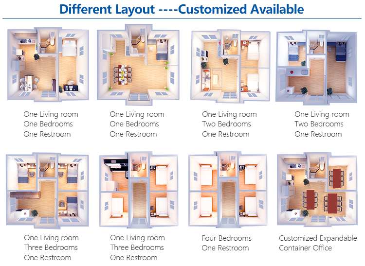Grande container expandable home layout