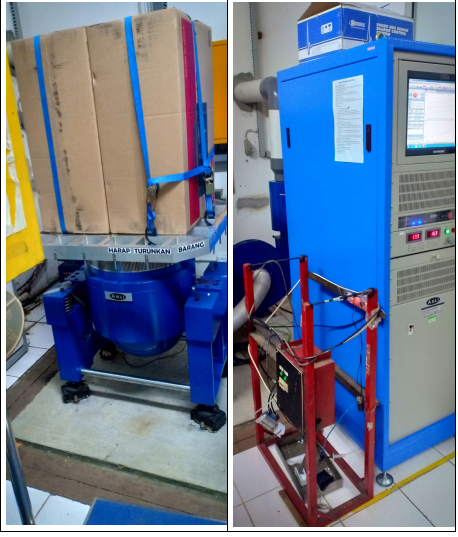 Vertical High Frequency 300kg.F Electrodynamic Shaker For Automotive Testing
