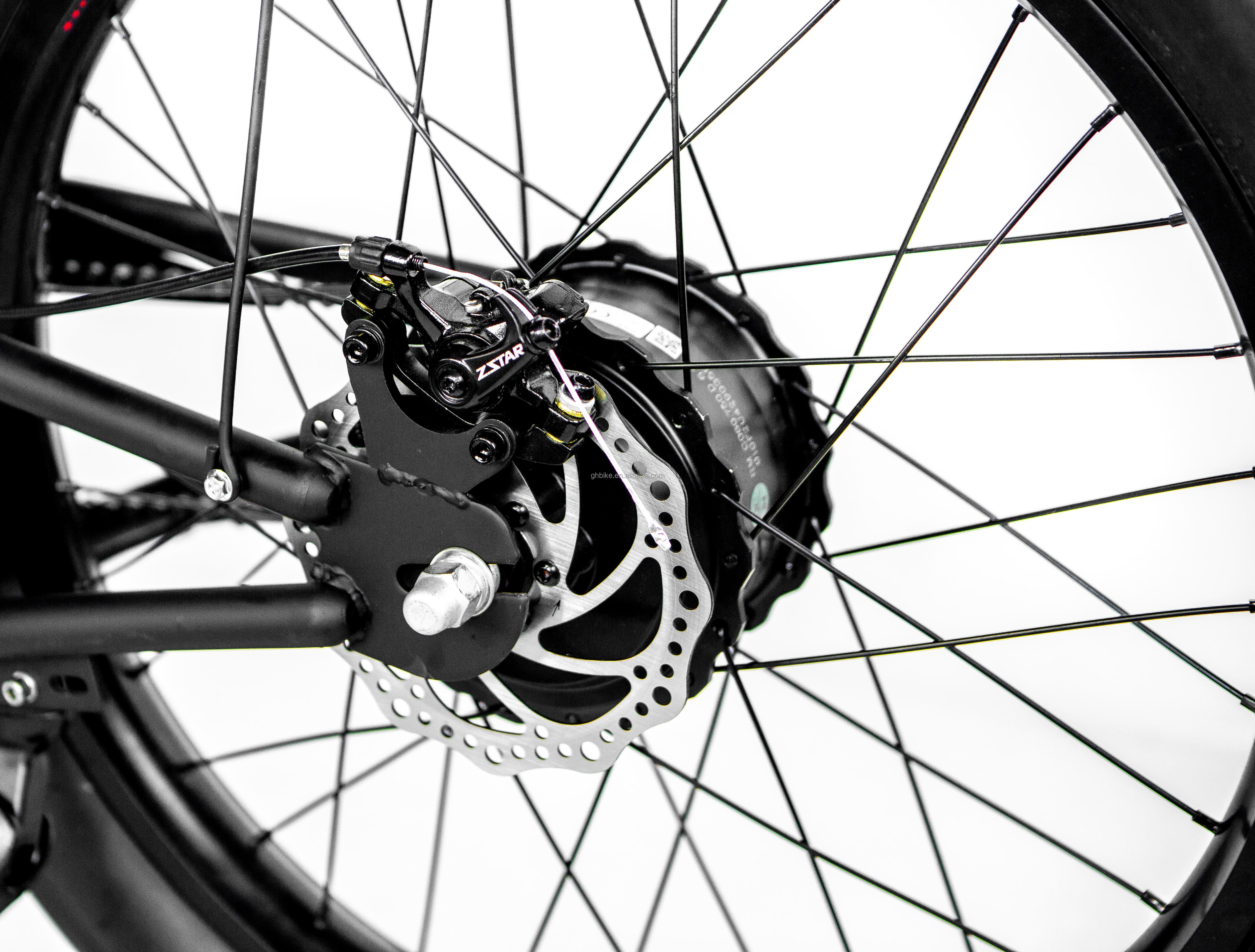 Electric Bike 24"x3.0 Tire 1000W 17AH Hi-Ten Steel Frame 50KM/H Shimano Speed Cruiser