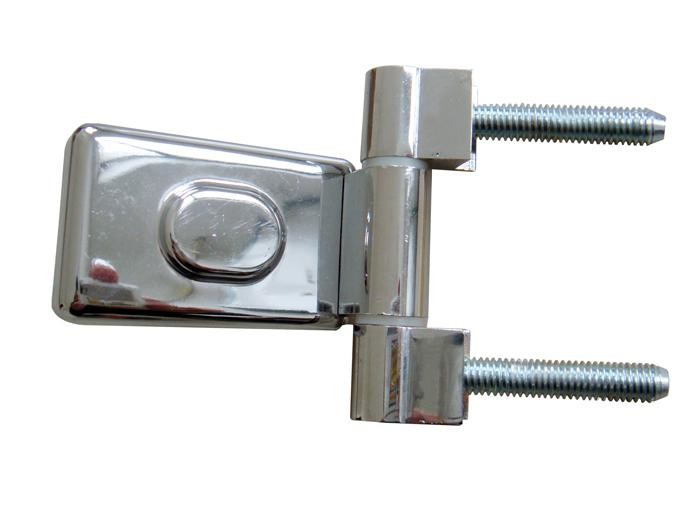 6mm Powder Coating Sauna Door Hinges Brass Silver Finished Original Color