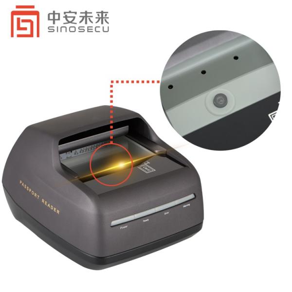 Advanced 24 Bit Colour Depth Sinosecu OCR Passport Reader with Free SDK