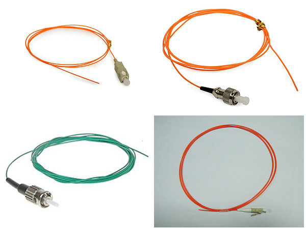 Intelligent Multimode Optical Fiber Pigtail , FC / LC / ST / SC Fiber Pigtail