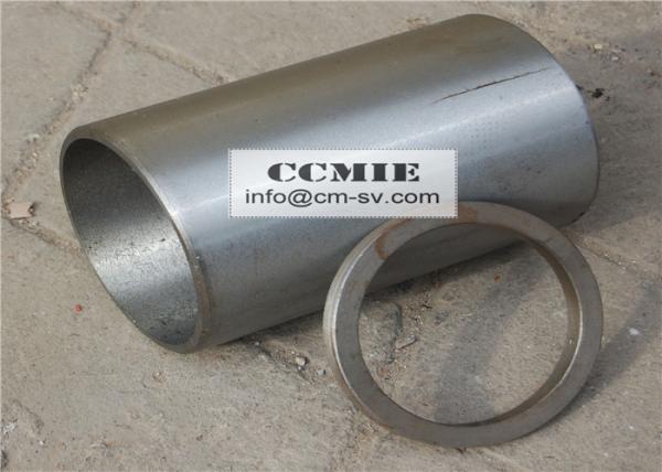 Cheap Steel XCMG Spare Parts , Engine Cylinder Sleeves with Adjusting Ring for sale