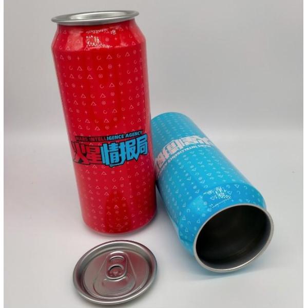 Recyclable Custom Printed Aluminum Beverage Cans 190ml 250ml 355ml