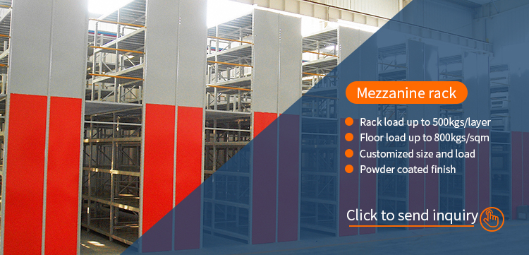 Warehouse Rack 200-300kg Per Layer Multi-Tier Shelving with Customizable Floor Design